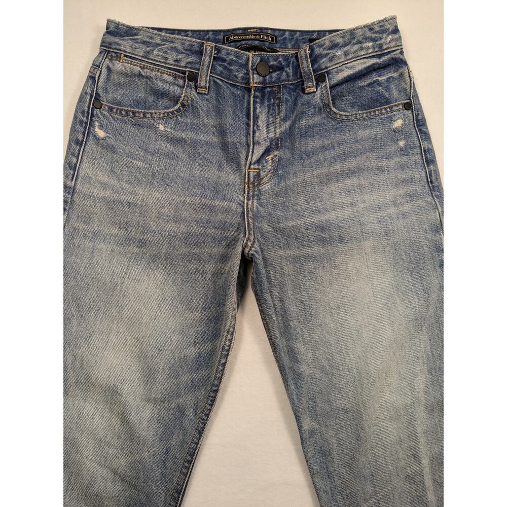 Abercrombie Jeans Women's 24W 28L Signature Ankle Straight Denim 90's Y2K Preppy - Picture 4 of 12